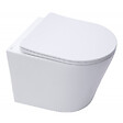 SWISS AQUA TECHNOLOGIES - Swiss Aqua Technologies WC suspendu Infinitio sans bride et fixations invisibles + abattant frein de chute (SATINF010RREXP) - vignette