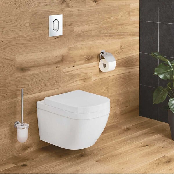 GROHE - Euro Ceramic Cuvette WC suspendue, blanc alpin + abattant softclose (39328000+39330001) - large