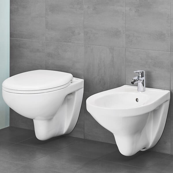 GROHE - Grohe Bau Ceramic WC suspendu sans bride, blanc alpin (39351000) - large