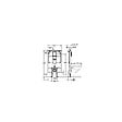 GROHE - Grohe Rapid SL Bâti-support WC avec Réservoir 80mm, hauteur 1,13 m et largeur 0,62 m (38994000) - vignette