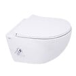 GROHE - Pack WC Bâti-support Rapid SL + WC sans bride avec fonction bidet thermostatique + Plaque chrome (RapidSL-SATClean-1) - vignette