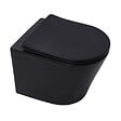 GROHE - Pack WC Bâti-support Rapid SL + WC sans bride SAT Noir mat + Abattant softclose + Plaque Noir mat (RapidSL-BlackInfinitio-KF0) - vignette