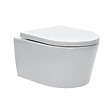 GROHE - Pack WC Bâti-support Rapid SL + WC SAT sans bride + Abattant SoftClose + Plaque chrome + Set d'habillage (ARENASATSB) - vignette