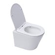 SWISS AQUA TECHNOLOGIES - Pack WC Bâti-support + WC Swiss Aqua Technologies Infinitio sans bride, fixation invisible + Plaque chrome - vignette