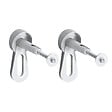 SWISS AQUA TECHNOLOGIES - Pack WC Bâti-support + WC Swiss Aqua Technologies Infinitio sans bride, fixation invisible + Plaque chrome - vignette