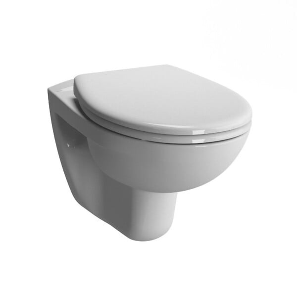 VITRA - Normus WC suspendu + Abattant avec frein de chute, Blanc (6855-003-6290) - large