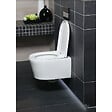 GEBERIT - Pack Bati-support Geberit UP100 + plaque Delta50 chrome mat + cuvette SAT suspendue sans bride et fixations invisibles - vignette