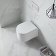 GROHE - Pack WC Bâti-support + WC sans bride SAT Delano + Abattant softclose + Plaque Chrome - vignette