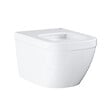 GROHE - Pack WC Bâti support Grohe Rapid SL + Cuvette sans bride Grohe Euro Ceramic, Blanc + plaque de déclenchement: Chrome (39536000) - vignette