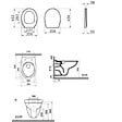 VILLEROY & BOCH - ViConnect Pro S Pack WC Bâti-support + WC sans bride Vitra Normus + Abattant softclose + Plaque (ViConnectNormusRimless-1) - vignette
