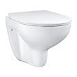 GROHE - Bau Ceramic ensemble WC suspendu sans bride + abattant SoftClose en Duroplast, blanc (G39899000) - vignette