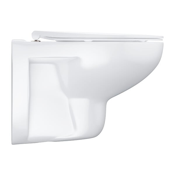 GROHE - Bau Ceramic ensemble WC suspendu sans bride + abattant SoftClose en Duroplast, blanc (G39899000) - large