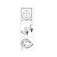 VILLEROY & BOCH - lot de 6 Architectura Cuvette sans bride à fond creux + abattant en Duroplast, fixations invisibles (4694R001-Classic-GVP6) - vignette