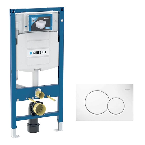 GEBERIT - Pack Geberit  DuoFix 320 + Plaque de Commande Sigma 01 Blanche (SETUP320-PRO1) - large
