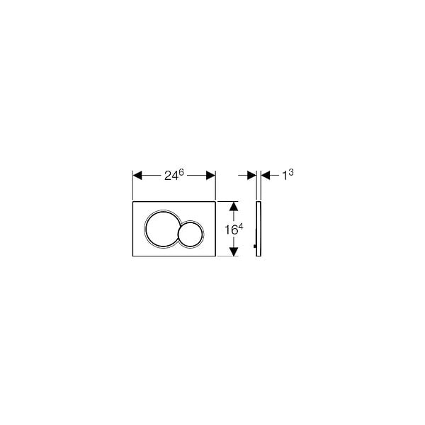 GEBERIT - Pack Geberit  DuoFix 320 + Plaque de Commande Sigma 01 Blanche (SETUP320-PRO1) - large