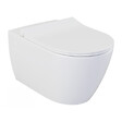GROHE - Grohe Pack WC Bâti-support Rapid SL + WC sans bride LIVEA Bello + Abattant softclose + Plaque Chrome (RapidSL-Bello-2) - vignette