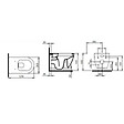 GROHE - Grohe Pack WC Bâti-support Rapid SL + WC sans bride LIVEA Bello + Abattant softclose + Plaque Chrome (RapidSL-Bello-2) - vignette
