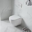 GROHE - Pack WC Bâti-support + WC sans bride SAT Fusion + Abattant softclose + Plaque Chrome - vignette