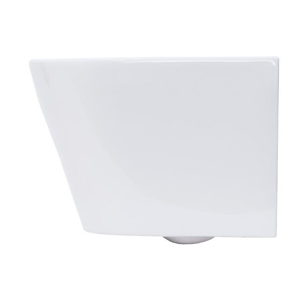SWISS AQUA TECHNOLOGIES - Pack WC Bâti autoportant + WC suspendu sans bride Infinitio + Abattant softclose + Plaque Blanche + Set d'isolation phonique - large