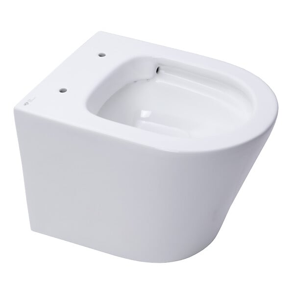 SWISS AQUA TECHNOLOGIES - Pack WC Bâti autoportant + WC suspendu sans bride Infinitio + Abattant softclose + Plaque Blanche + Set d'isolation phonique - large