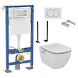 GEBERIT - Pack Autoportant Bati-support Geberit Duofix + WC sans bride Ideal Standard Tesi - vignette