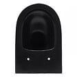 SWISS AQUA TECHNOLOGIES - Swiss Aqua Technologies WC suspendu sans bride SAT Infinitio avec abattant softclose, Noir mat (SATINF011RREXPBKM) - vignette