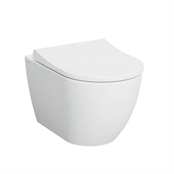 VITRA - Vitra  WC sans bride S60, fixations invisibles + Abattant softclose, Blanc (7510-003-6288) - large