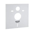 GROHE - Pack Bâti-support Rapid SL + WC sans bride Bello + Abattant slim, softclose + Plaque Chrome - vignette