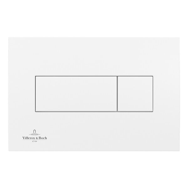 VILLEROY & BOCH - Pack WC bâti-support Villeroy & Boch + WC SAT sans bride + Abattant softclose + Plaque blanche + Set d'habillage - large