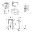 VILLEROY & BOCH - Pack WC bâti-support Villeroy & Boch + WC SAT sans bride + Abattant softclose + Plaque blanche + Set d'habillage - vignette