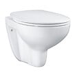 GROHE - Bau Ceramic WC suspendu sans bride, blanc alpin (39351000/BP) - vignette