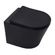 GROHE - Grohe Pack WC Bâti-support Rapid SL + WC Infinitio sans bride noir mat + Abattant softclose + Plaque noire mat - vignette