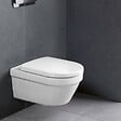 GROHE - Pack WC Bâti-support Rapid SL + WC sans bride Architectura, fixations invisibles + Abattant + Plaque chrome (ARENAARCHI3) - vignette