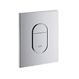 GROHE - Pack WC Bâti-support Rapid SL + WC sans bride Architectura, fixations invisibles + Abattant + Plaque chrome (ARENAARCHI3) - vignette