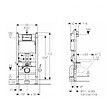 GEBERIT - Pack WC Bati-support Geberit Duofix + Cuvette suspendue sans bride Porcher + Abattant + Plaque de commande blanche + Set d'habil - vignette