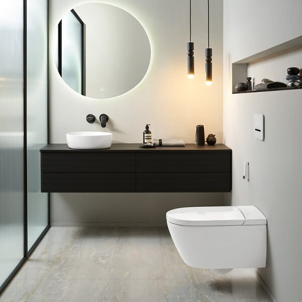 VILLEROY & BOCH - ViClean-I 200 WC lavant suspendu sans bride CeramicPlus avec abattant SoftClose et DirectFlush, blanc (V0E200R1) - large
