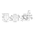 VILLEROY & BOCH - ViClean-I 200 WC lavant suspendu sans bride CeramicPlus avec abattant SoftClose et DirectFlush, blanc (V0E200R1) - vignette
