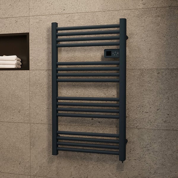 CERAMIA - Ceramia Heat-Line Sèche serviettes électrique 500W, anthracite (CERAHTLR500A) - large