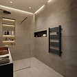CERAMIA - Ceramia Heat-Line Sèche serviettes électrique 500W, anthracite (CERAHTLR500A) - vignette