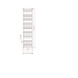 SIKO - Siko Sèche serviette Thermal Trend blanc 168x60 cm (KD6001680) - vignette