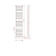 SIKO - Siko Sèche serviette Thermal Trend blanc 185x60 cm (KD6001850) - vignette