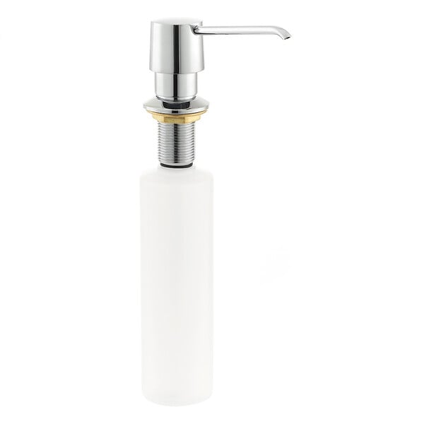 LIVEA - Distributeur de savon liquide en acier inoxydable, 250 ml, chromé (DMZCR) - large