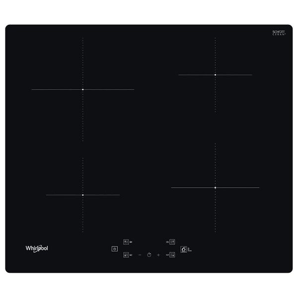 WHIRLPOOL - Whirlpool Plaque de cuisson à induction 220-240 V, 4 plaques, sécurité enfant, fonction 6ème sens, noir (WSQ7360NE) - large