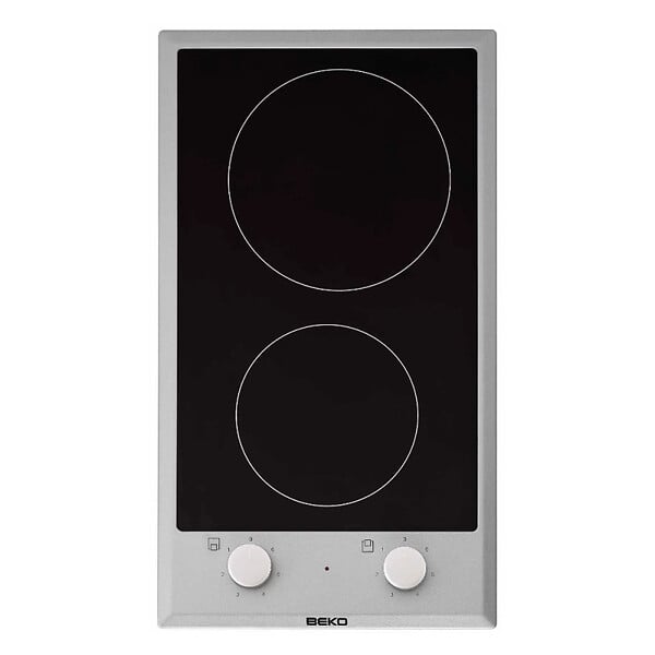 BEKO - Table Domino Vitrocéramique 30cm 2 Feux Inox - HDCC32200X - large