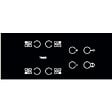 WHIRLPOOL - Table De Cuisson Vitrocéramique 58cm 4 Feux 6200w Noir - AKT8090NE - vignette