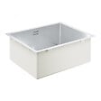 GROHE - Grohe Kit Evier de cuisine K700 sous-plan 540x440mm Acier inoxydable + Mitigeur Bauloop Col de cygne, Chrome (31574SD1-SET1) - vignette
