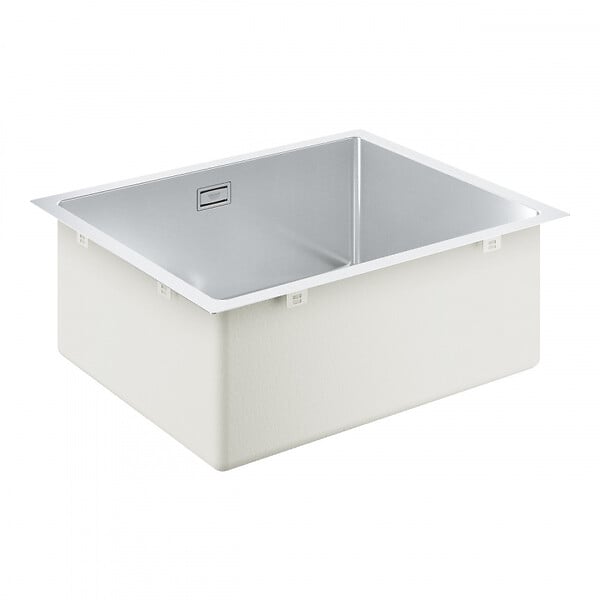 GROHE - Grohe Kit Evier cuisine K700 sous-plan 540x440mm Acier inoxydable + Mitigeur douchette extractible 2 jets (31574SD1-SET5) - large