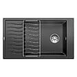 BLANCO - Blanco Evier Elon XL 8 S PuraDur en Silgranit avec vidage manuel 86x50cm, Noir (525886) - vignette