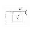 BLANCO - Blanco Evier Elon XL 8 S PuraDur en Silgranit avec vidage manuel 86x50cm, Noir (525886) - vignette