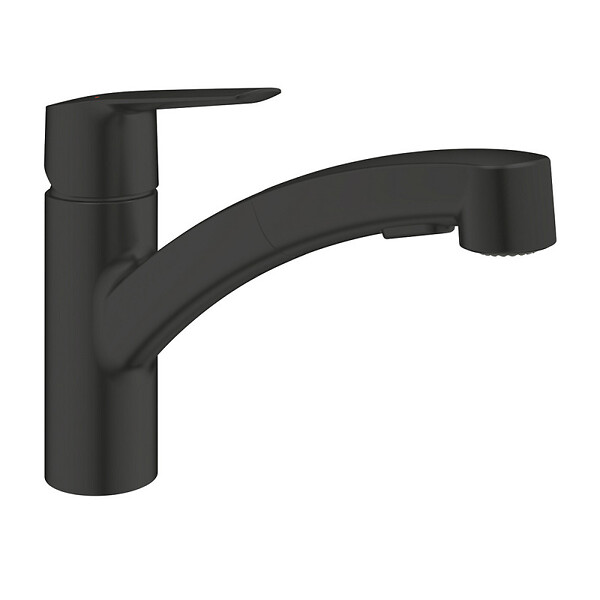 FRANKE - Franke Set Sirius Evier de cuisine en Tectonite 1000x500mm Noir mat + START mitigeur monocommande avec douchette (S2D611-100C-START1) - large